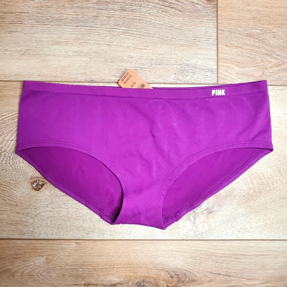 25) PINK by VICTORIA SECRET Hipster Plum Purple Sz. M